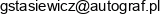 Grzegorz Stasiewicz Email address