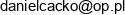 Danex Daniel Cacko Email address
