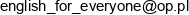 English For Everyone Lekcje Jezyka Angielskiego Agnieszka Kowalska Email address