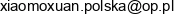 Xiaomoxuan Polska Email address