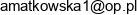 Agnieszka Matkowska Matec Email address