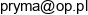 Firma Handlowo Uslugowa Pryma Kazimierz Krukar Adres e-mail