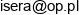 Isera Email address