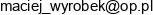 Maciej Wyrobek Email address
