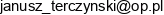 Janusz Terczynski Posrednictwo Ubezpieczeniowe Email address