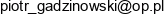 Biuro Uslug Inzynierskich Unicon Piotr Gadzinowski Email address