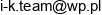I K Team Adres e-mail