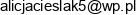 Uslugi Porzadkowo Sprzatajace Alicja Cieslak Email address