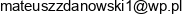 Mateusz Zdanowski Email address