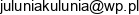 Julia Gac Pixo Adres e-mail