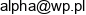 Alpha Email address