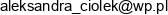 E I A Aleksandra Brzozowska Email address