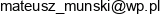 Mateusz Munski Grupa Posrednictwa W Handlu Adres e-mail
