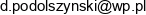 Daniel Podolszynski Piekarnia Podolszynscy Wspolnik Spolki Cywilnej Email address