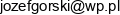 Jozef Gorski Budostar Email address