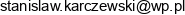 Gabinet Weterynaryjny Stanislaw Karczewski Email address