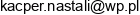 Kacper Nastali Email address
