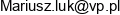 Mariusz Lukasiewicz Email address