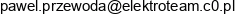 Elektroteam Pawel Przewoda Email address