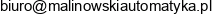 Krzysztof Malinowski Malinowski Automatyka Przemyslowa Adres e-mail