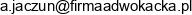 Firma Adwokacka Adwokat Anna Jaczun Email address