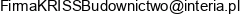 Kriss Budownictwo Krzysztof Szczecina Email address Kriss Budownictwo Krzysztof Szczecina Email address