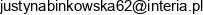 Justyna Binkowska Email address Justyna Binkowska Email address
