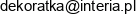 Dekoratka Malgorzata Koczulap Email address