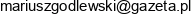 Kancelaria Adwokacka Adwokat Mariusz Godlewski Email address