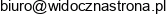 Widocznastrona Pl Tworzenie Stron Internetowych Tomasz Graczyk Adres e-mail