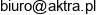Aktra Adres e-mail