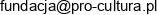 Pro Cultura Adres e-mail