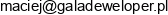 Galadeweloper Email address
