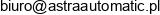 Astra Automatic Email address