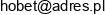 Hobet Adres e-mail