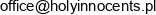 Holy Innocents Events Adres e-mail