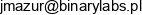 Binarylabs Jan Mazur Adres e-mail