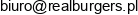 Real Burgers Email address