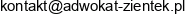 Kancelaria Adwokacka Adw Marcin Zientek Email address