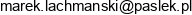 1 Bar Trojan Marek Lachmanski 2 Trojan Marek Lachmanski Email address