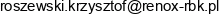 Renox Adres e-mail
