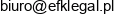Efk Kancelaria Prawna Kolasinski Adres e-mail