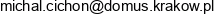 Michal Cichon Domus Email address
