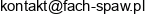 Tomasz Cwiklewski Fach Spaw Email address