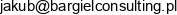 Jakub Bargiel Consulting Email address