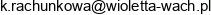 Kancelaria Rachunkowa Wioletta Wach Adres e-mail