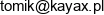 Tomasz Grewinski Kayax Email address