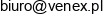 Venex Adres e-mail