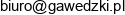 Broker Ubezpieczeniowy Tomasz Gawedzki Email address