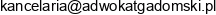 Kancelaria Adwokacka Adwokat Pawel Gadomski Email address